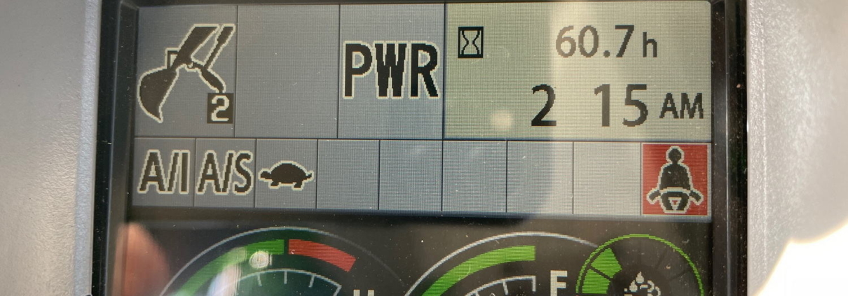 a screen with text and numbers on it